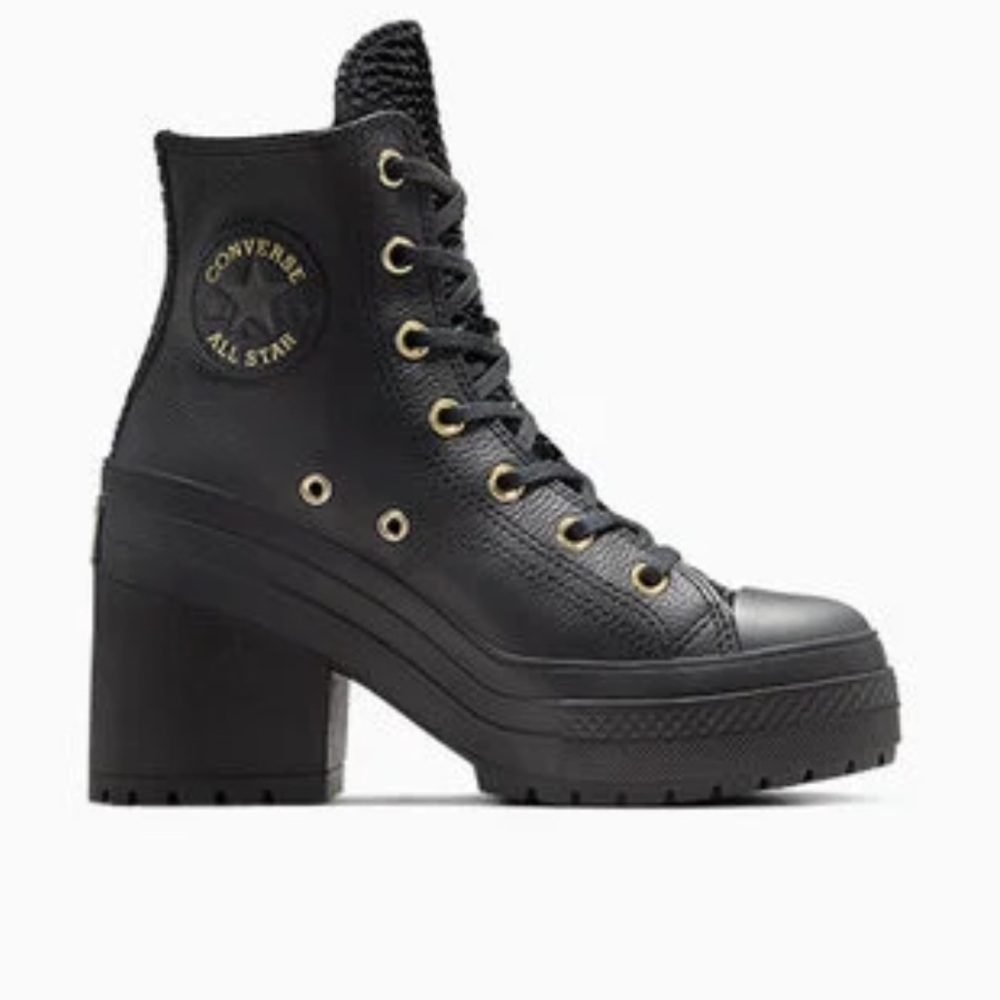Converse Chuck 70 De Luxe Heel Platform Leather boots